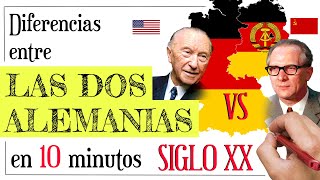 Historia de ALEMANIA ¿Qué tan diferentes fueron las dos Alemanias  RFA vs RDA [upl. by Waller]