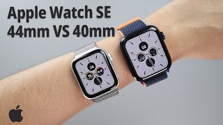 Apple Watch 6 44mm VS SE 40mm Unboxing 4K [upl. by Harret]