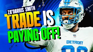 ZaDarius Smith Already Making An Impact In Detroit  PFF [upl. by Aikenat]