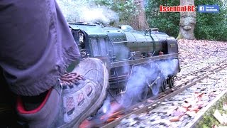 Miniature SOLWAY FIRTH Steam Locomotive UltraHD amp 4K [upl. by Allesiram]