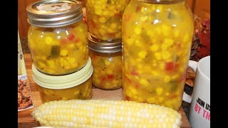 CORN RELISH  Pickling Recipe  Bonitas Kitchen [upl. by Garik]