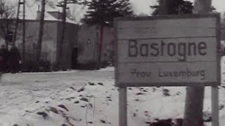 Original Film Footage of Bastogne WW2 [upl. by Refannej709]