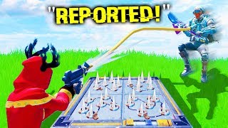 I Trolled Him With NEW Harpoon Gun Fortnite [upl. by Anivad]