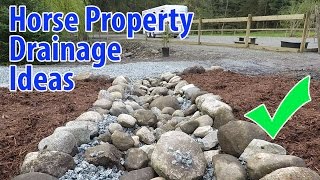 Horse Property Drainage Ideas [upl. by Assiroc684]