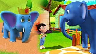 Hathi Raja Kahan Chale  हाथी राजा कहाँ चले  Kids Learning Rhymes  Kids Nursery Poems [upl. by Namijneb]