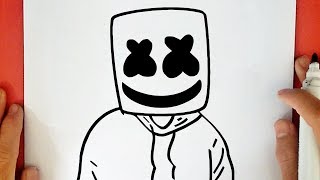 HOW TO DRAW MARSHMELLO [upl. by Nwahc]