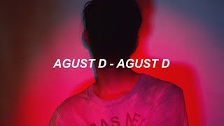 Agust D Agust D Easy Lyrics [upl. by Baler]