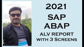 SAP ABAP ALV Report  3 screens [upl. by Ley]