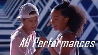 Charlize Glass amp Julian De Guzman  All Performances  World of Dance 2019 Compilation [upl. by Analram]