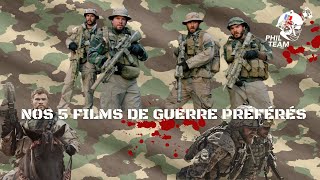 Nos 5 MEILLEURS FILMS DE GUERRE [upl. by Buroker]