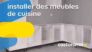 Installer des meubles de cuisine Castorama [upl. by Llehcsreh]