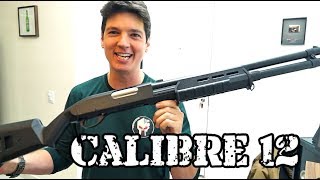 Calibre 12  Shotgun CM355L Airsoft Brasil  Luiz Rider [upl. by Aramanta]