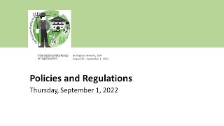 Policies and Regulations in Agritourism [upl. by Ytrebil]