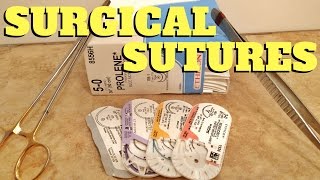 COMMON SUTURES IN SURGERY [upl. by Ecirual]