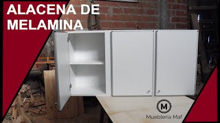 COMO HACER MUEBLE ALACENA DE MELAMINA PARA COCINA [upl. by Tisman]