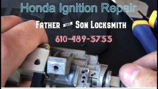 Honda Ignition Lock Repair  Step By Step Tutorial [upl. by Beatrix]