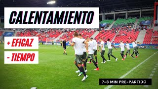 8 MIN CALENTAMIENTO PREVIO a PARTIDO  ENTRENAMIENTO de FÚTBOL  Álvaro Molinos [upl. by Ettennahs]