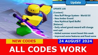 NEW CODES UPD Weapon Fighting Simulator ROBLOX  ALL CODES  August 24 2024 [upl. by Rede]