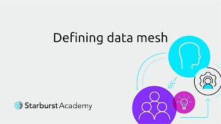 Defining data mesh  Starburst Academy [upl. by Akenat]