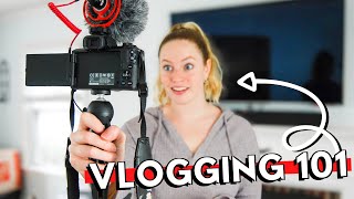 HOW TO VLOG For Beginners  Tips to make better vlogs amp become a SUCCESSFUL VLOGGER on YouTube [upl. by Refinnej]