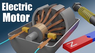 How does an Electric Motor work DC Motor [upl. by Gerc57]