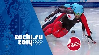 Hamelin Gold  Mens Short Track Speed Skating 1500m Full Final  Sochi365 [upl. by Gary368]