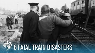 6 Fatal Train Disasters  British Pathé [upl. by Steiner]