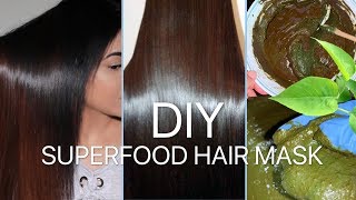 DIY HOMEMADE HAIR MASK FOR SHINY STRONG AND THICK HAIR GROWTH [upl. by Nilyram]