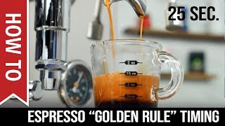 How To Espresso Shots  When to Start Timing [upl. by Sokil273]