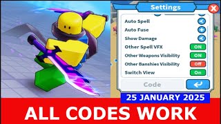 ALL CODES 🧨UPD Weapon Fighting Simulator ROBLOX  JANUARY 25 2024 [upl. by Leirbag]