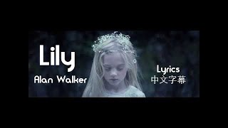 Alan Walker  Lily lyrics 中文字幕 [upl. by Tindall]