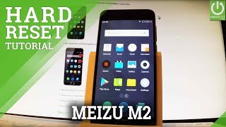 Hard Reset MEIZU M2  Restore  Format  Factory Reset Keys Method [upl. by Rust]