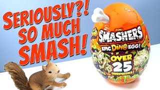 SMASHERS Series 3 Epic Dino Egg Over 25 Surprises ZURU [upl. by Anitnegra103]