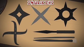 Shurikens Ninja Throwing Stars [upl. by Kho]