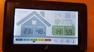 AURIOL Wetterstation Lidl Uhr Einstellen ALDI [upl. by Elak]