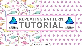 Affinity Designer Repeating Pattern Tutorial [upl. by Benni]