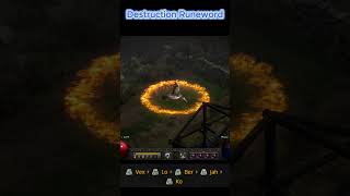 The FASTEST Way to DOMINATE with Destruction Runeword in Diablo2Resurrected [upl. by Sergias]