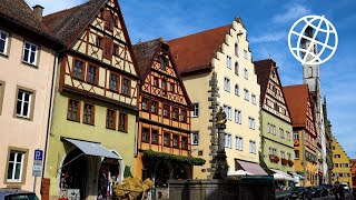 Rothenburg ob der Tauber Germany Amazing Places 4K [upl. by Anidene]