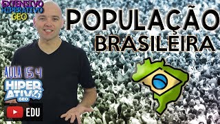 Geografia  A POPULAÇÃO BRASILEIRA CARACTERÍSTICAS EXTENSIVO 15 4  Hiperativo GEO [upl. by Thekla]