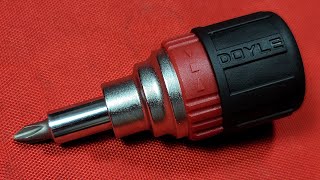 Doyle MultiBit Stubby Ratcheting Screwdriver Review [upl. by Hilario]