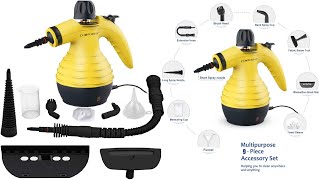 Handheld Pressurized Steam Cleaner MultiPurpose Testing [upl. by Viens]