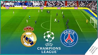 REAL MADRID vs PSG  CHAMPIONS LEAGUE 2022  Simulación Realista [upl. by Remmus903]