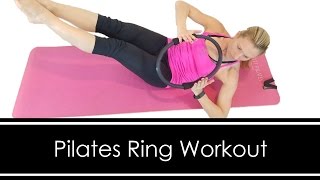 PILATES RING WORKOUT FULL BODY 20 MINUTES [upl. by Lekcar404]