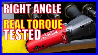 Milwaukee 2565 M12 FUEL Right Angle Impact Wrench Review REAL TORQUE [upl. by Aliahs215]