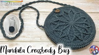 CROCHET “Mandala” Crossbody Bag  Tutorial [upl. by Leodora]