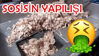 Sosis nasıl yapılır Bu videodan sonra sosis yiyemeyeceksiniz [upl. by Naillij66]