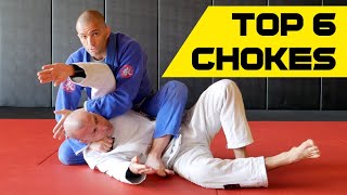 6 BJJ Chokes You Must Know From Technical Mount [upl. by Yim]