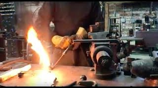 Torch bending steel 101  Blacksmithing [upl. by Aerdnuahs]