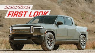 2022 Rivian R1T  MotorWeek First Look [upl. by Meehahs740]