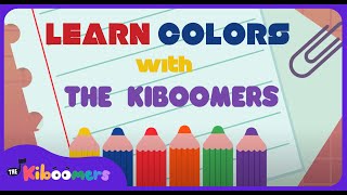 Learn Colors  The Kiboomers Preschool Songs amp Circle Time Song [upl. by Fachanan]